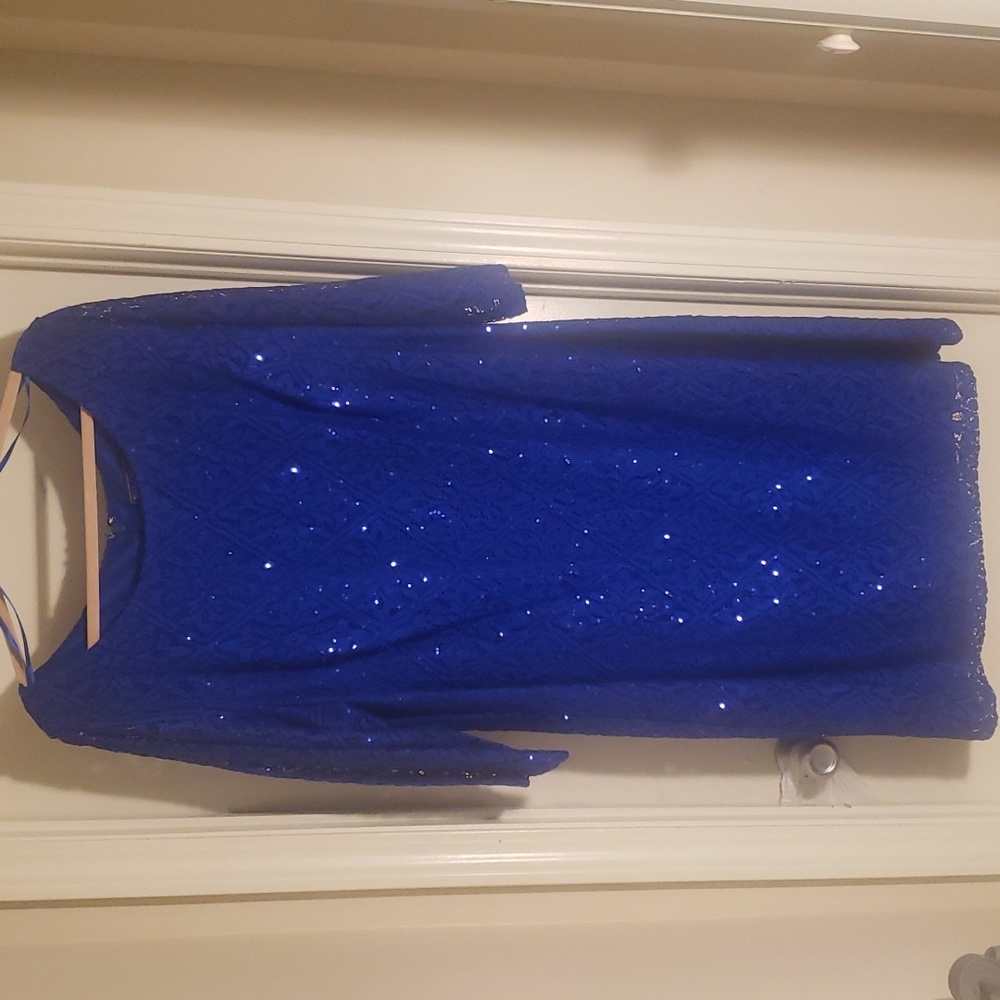 Jessica Howard Women's Lace with Sequin Mother of the Bride Dress